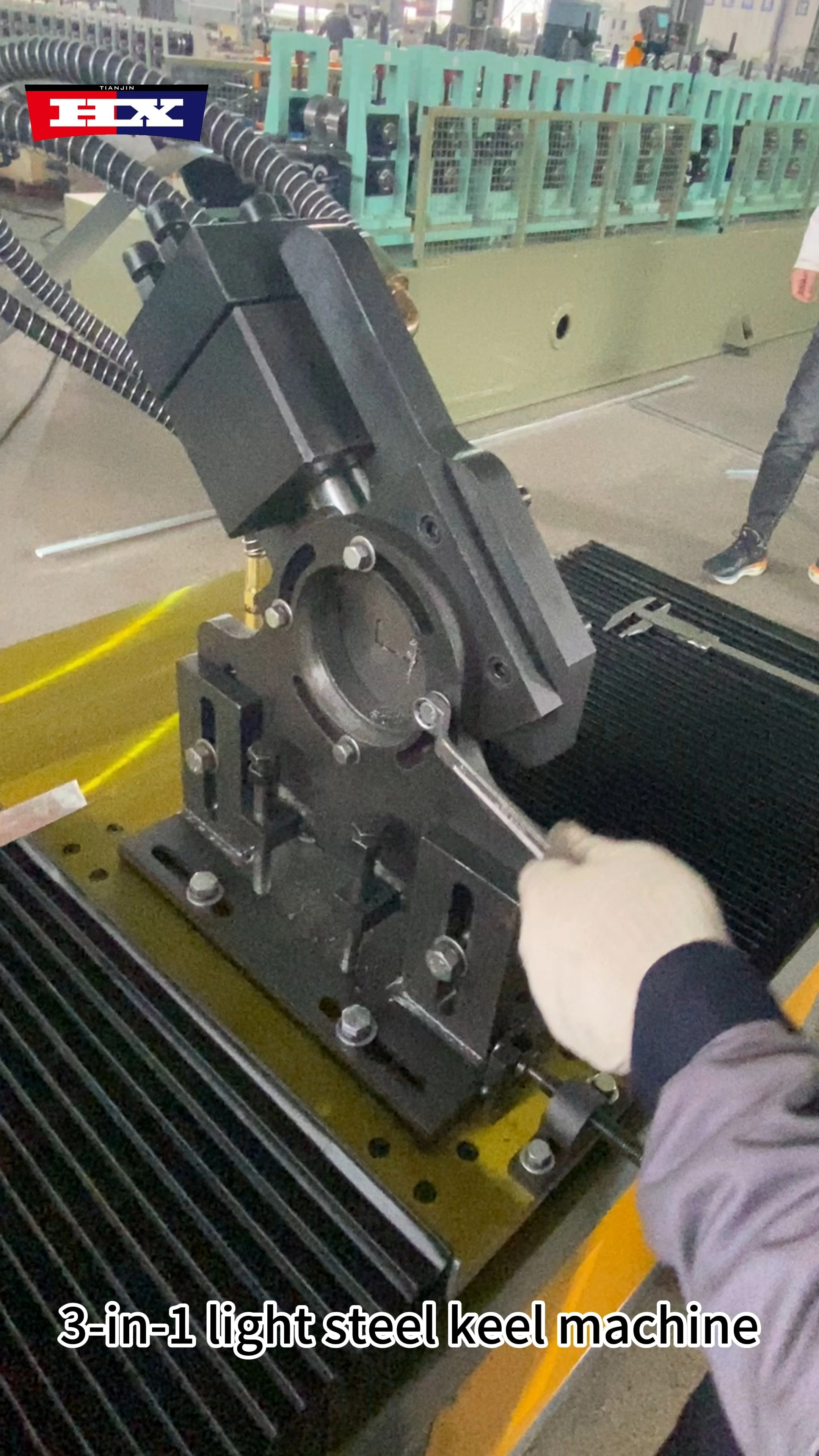 High speed 3-in-1 light steel profile machine for sale 1