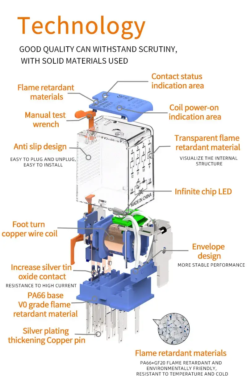 OEM ультратонкое реле RY-ELE RY-ELE 8