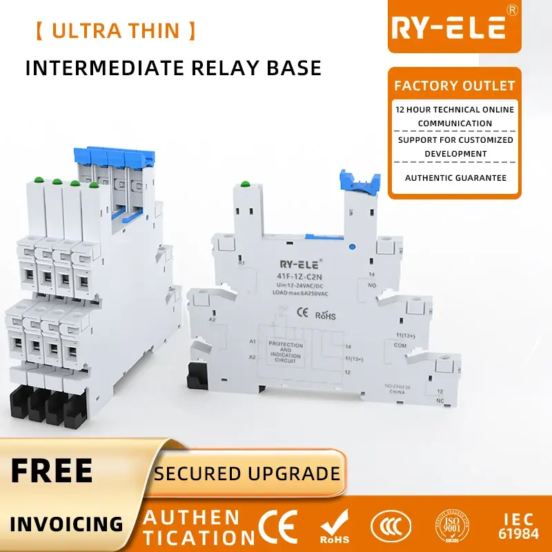 Hotrelay Base 300VAC RY-ELE Marca 6