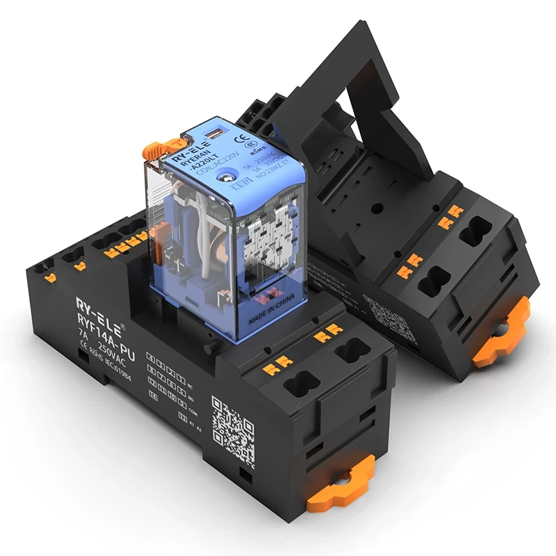 14pin Push In Type Manufacturer  Of The Relay Socket 1