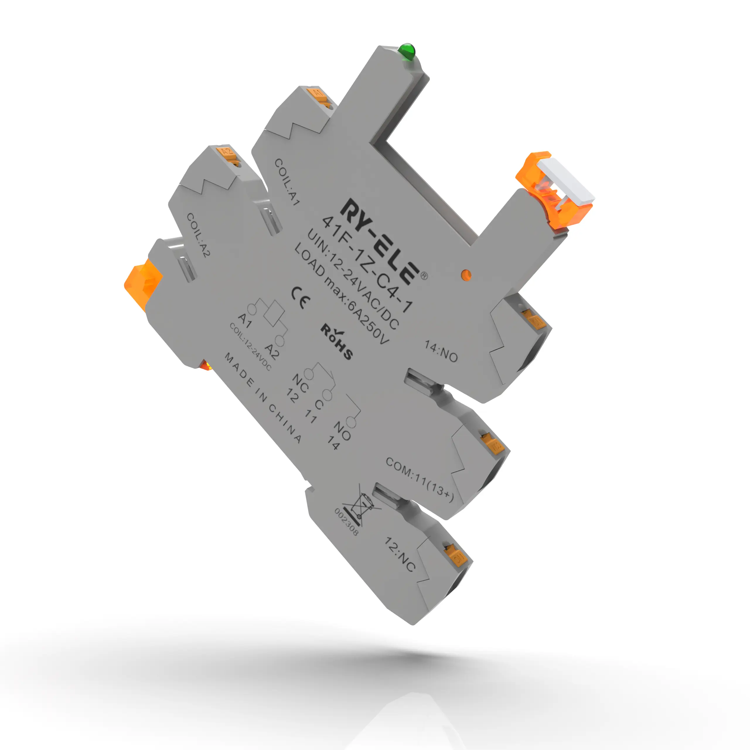 Custom Relay Module Slim Relay Socket RY-ELE 6