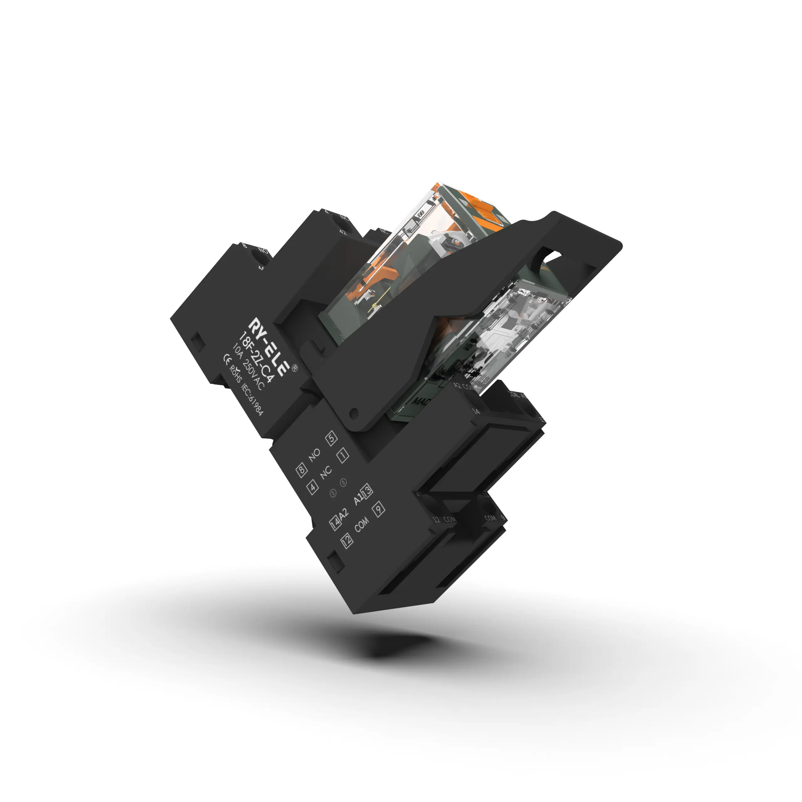 Soquete de relé personalizado de 14 pinos 1,0 Nm RY-ELE 3