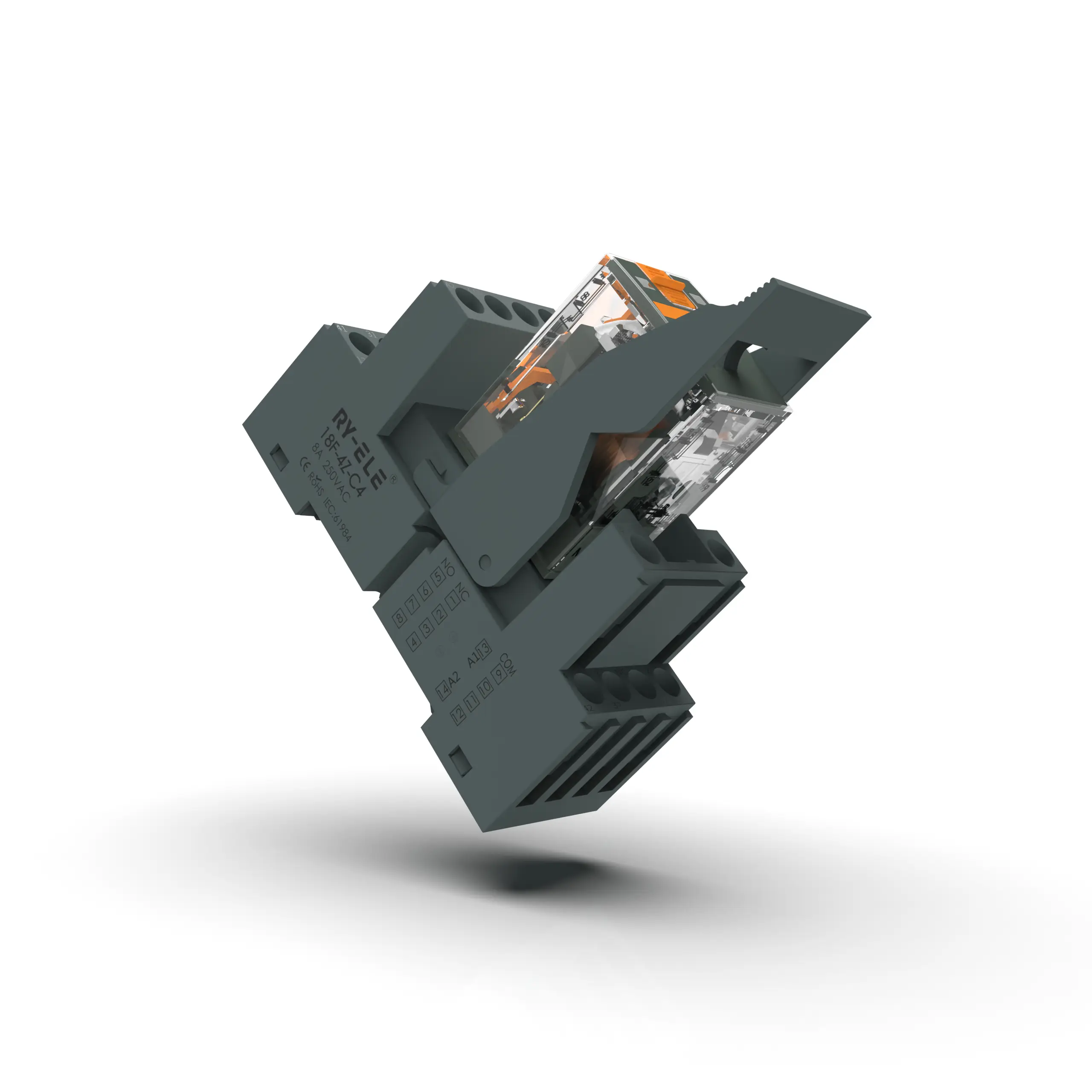 Soquete de relé personalizado de 14 pinos 1,0 Nm RY-ELE 5