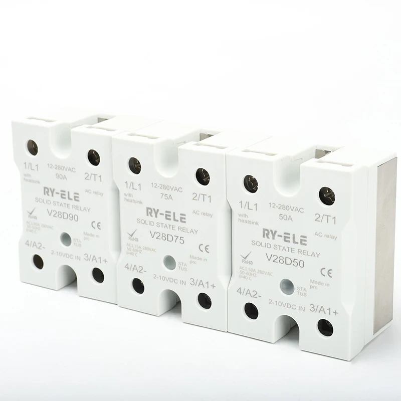 Customization Manufacturer Of Relay Rg1a2410d 1 Ac To Ac 480v 10a 25a 40a 50a 60a 80a 100a 120a Ssr Solid State Rel 1