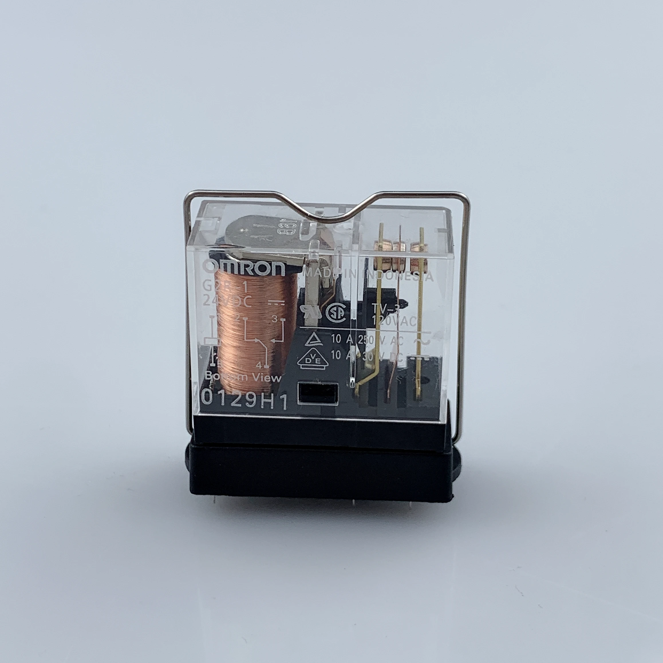 12A 5 Pin Pcb Relay Socket with rated voltage 250VAC  14F-1Z-A1X RY-ELE 1