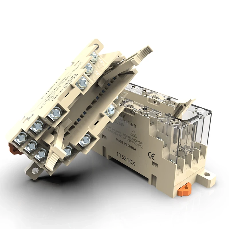 Customization P7sa-14f-nd Push-in Plus Terminal Socket 14pin 6a Safety Relay 1