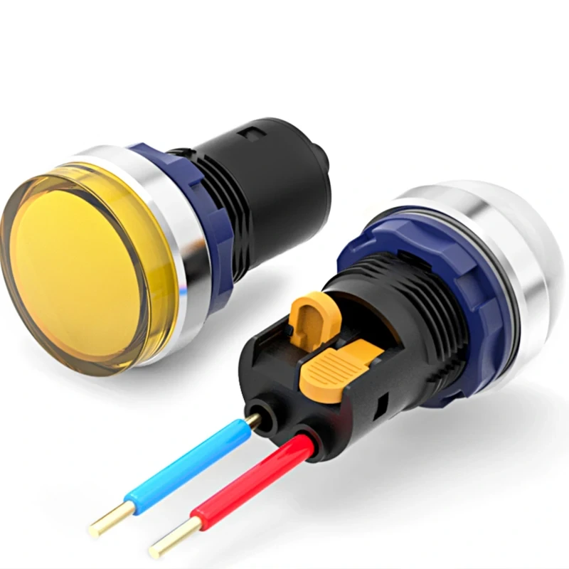 Customization 22mm Ip68 Waterproof Highlight Metal Led Indicator Light Lamp 1