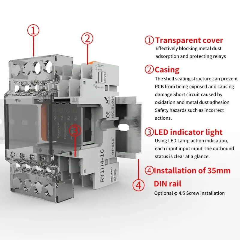 Hot Terminal Block Module Sealed RY-ELE نام تجاری 6