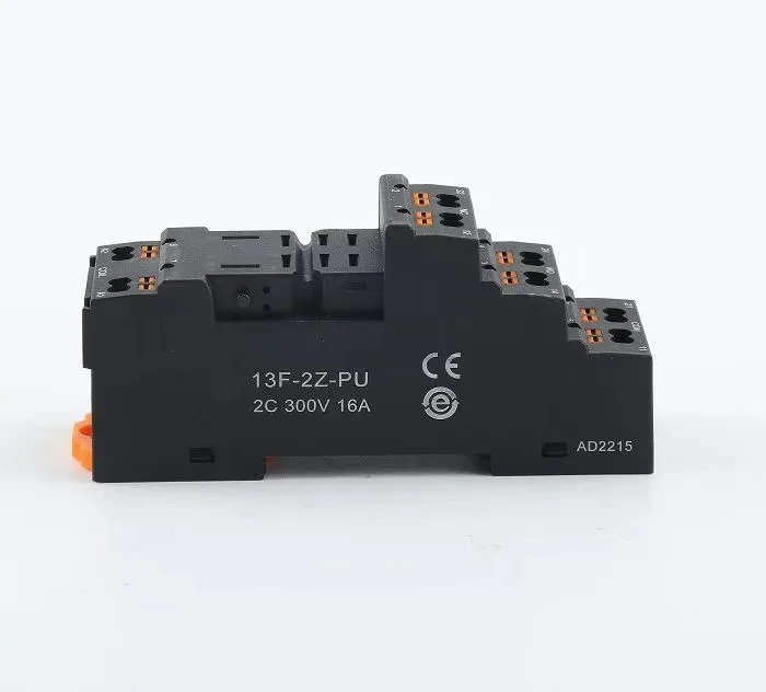 Customization Industrial Control Products For The 8pin 16a 13f-2z-pu Push In Type Relay Base 1