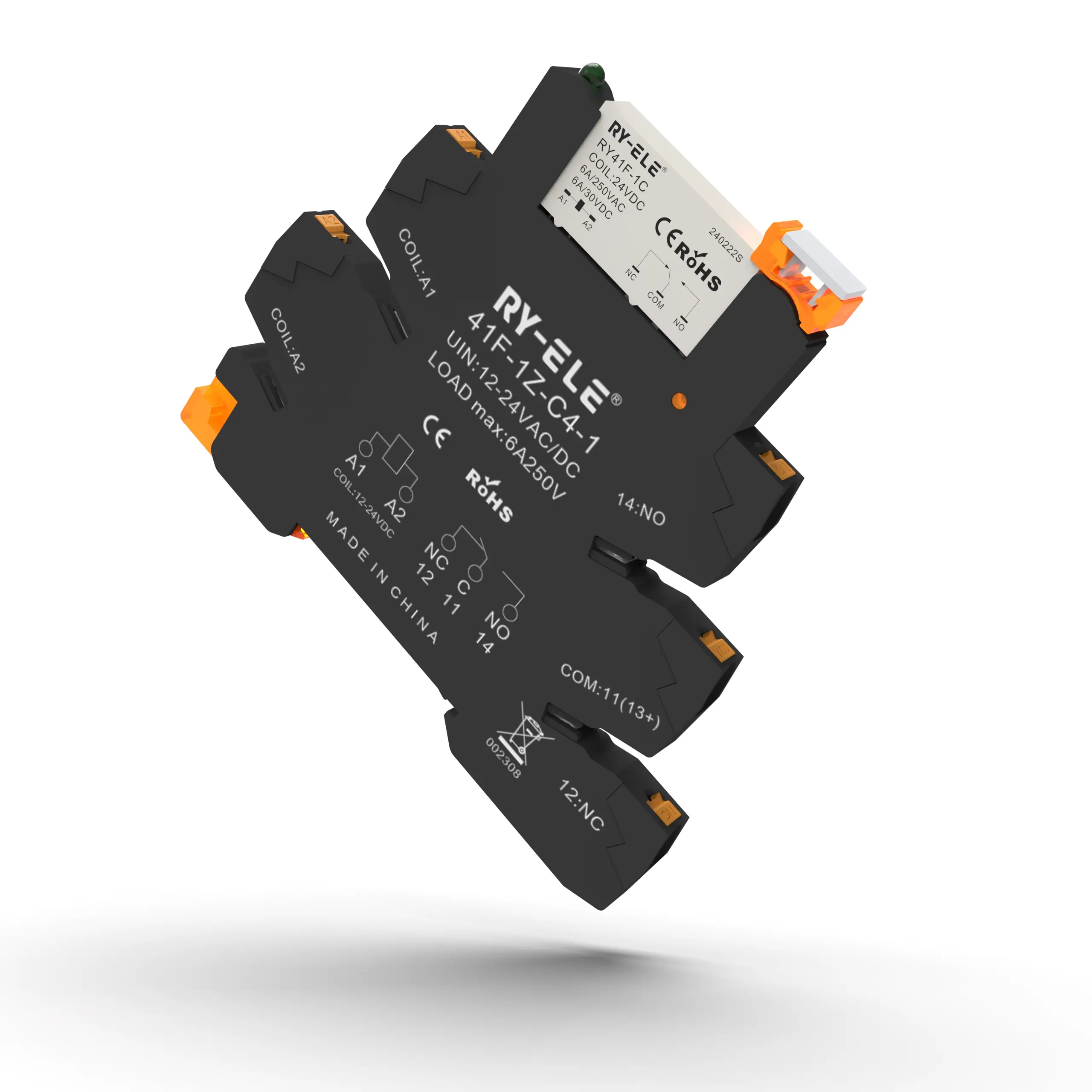 Custom Relay Module Slim Relay Socket RY-ELE 9