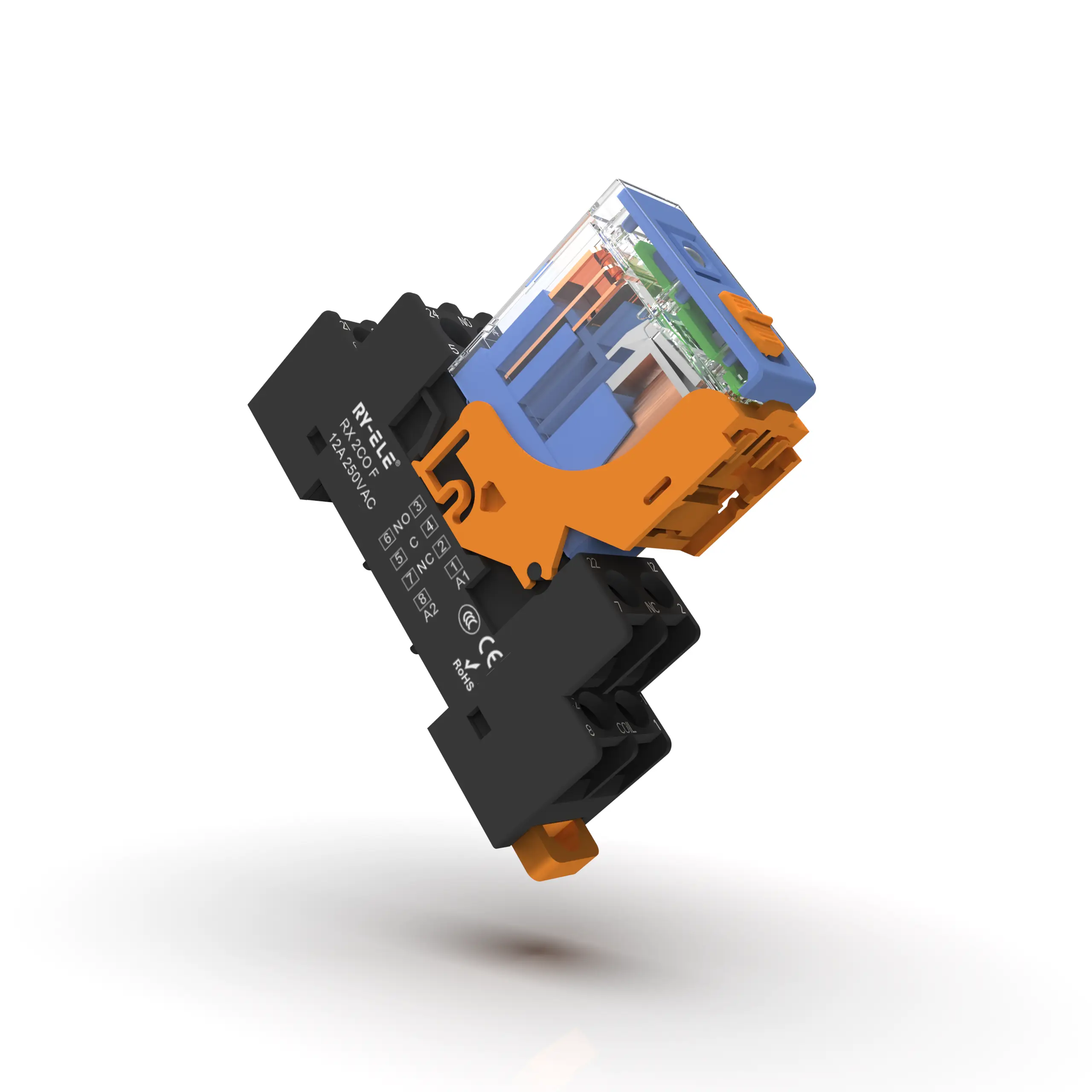 Hot Automotive Relay Pcb Socket 8A RY-ELE Brand 2