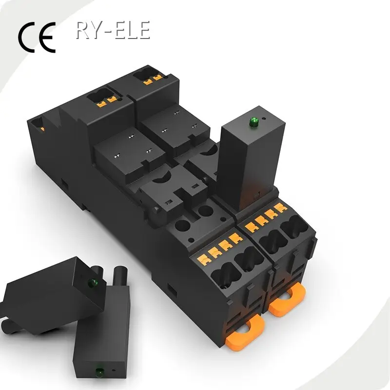Soquete de relé OEM de 14 pinos RY-ELE -40℃~+70℃ 1