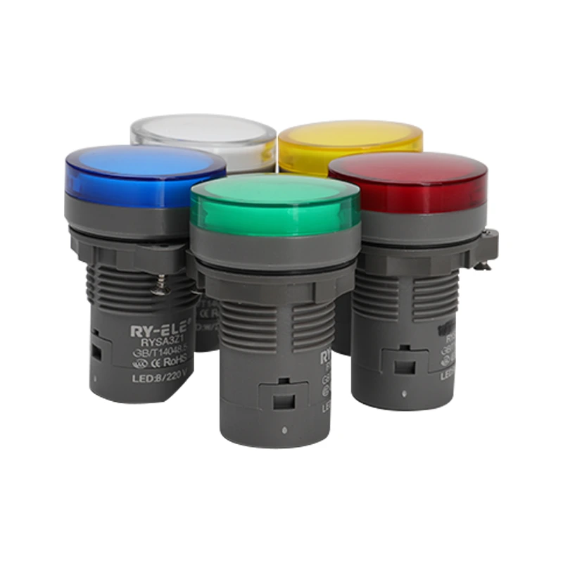 15a 220V 22mm Push-In Conexão Plástico Bordas SA3 Indicador da série RY-ELE 1
