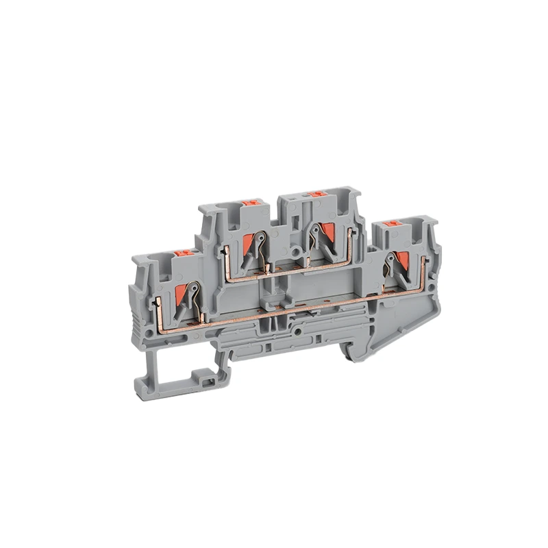 32A 500V 4 (6) mm2 32a Terminal de mola duplo duplo Blocks RPTTB 4 RY-ELE 1