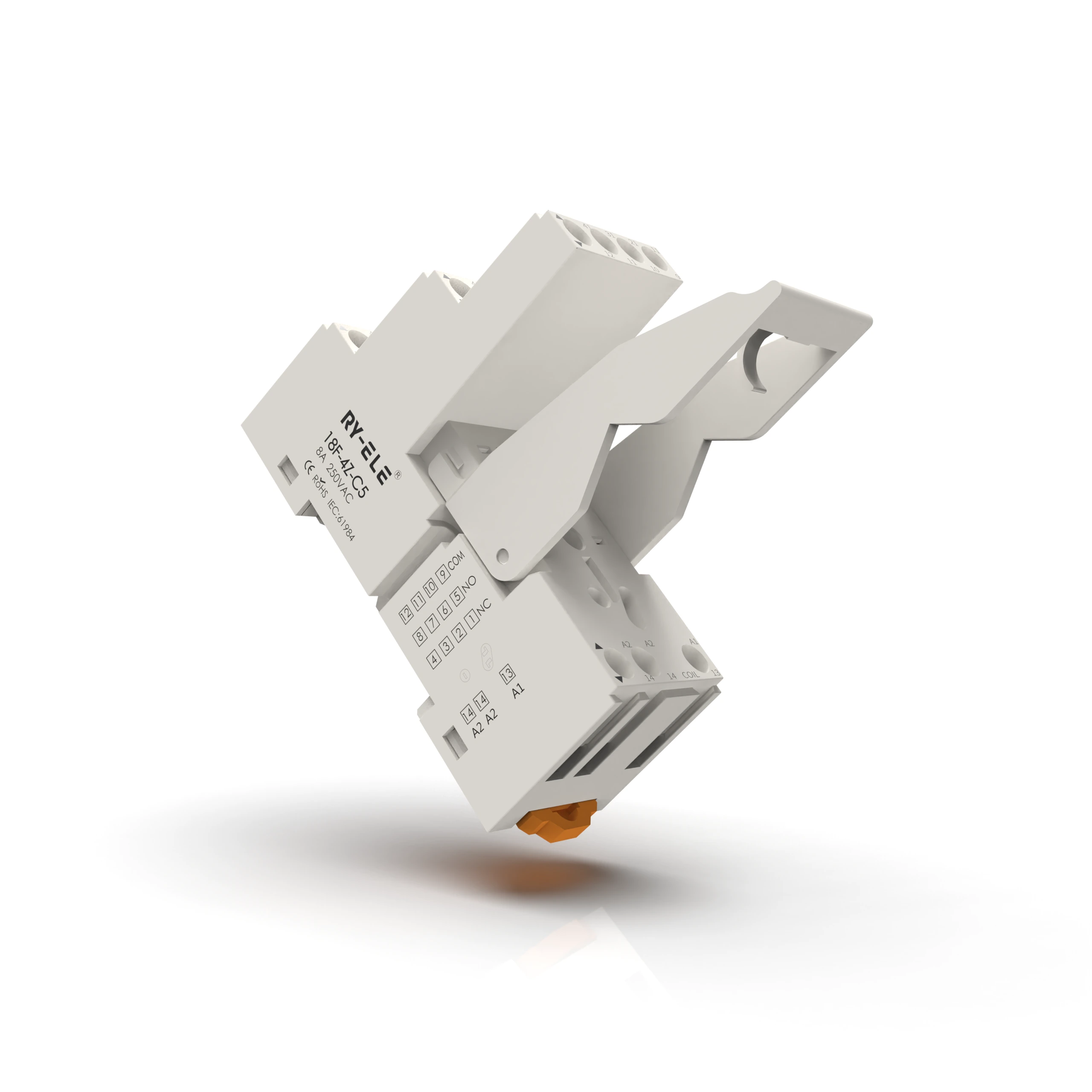 8A 250VAC 14Pin relay base 18F-4Z-C5 Manufacturer  of the Industrial Control Products RY-ELE 1