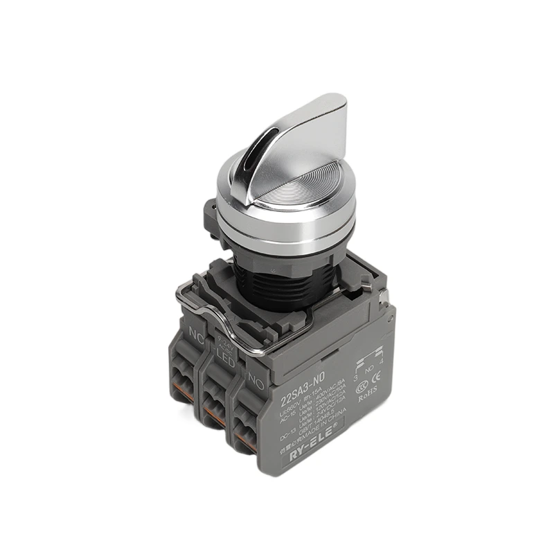 15A Plug in Connection SA3 Series Illuminated Rotary Selector Switch Manufacturer of the Industrial Control Products RY-ELE 1
