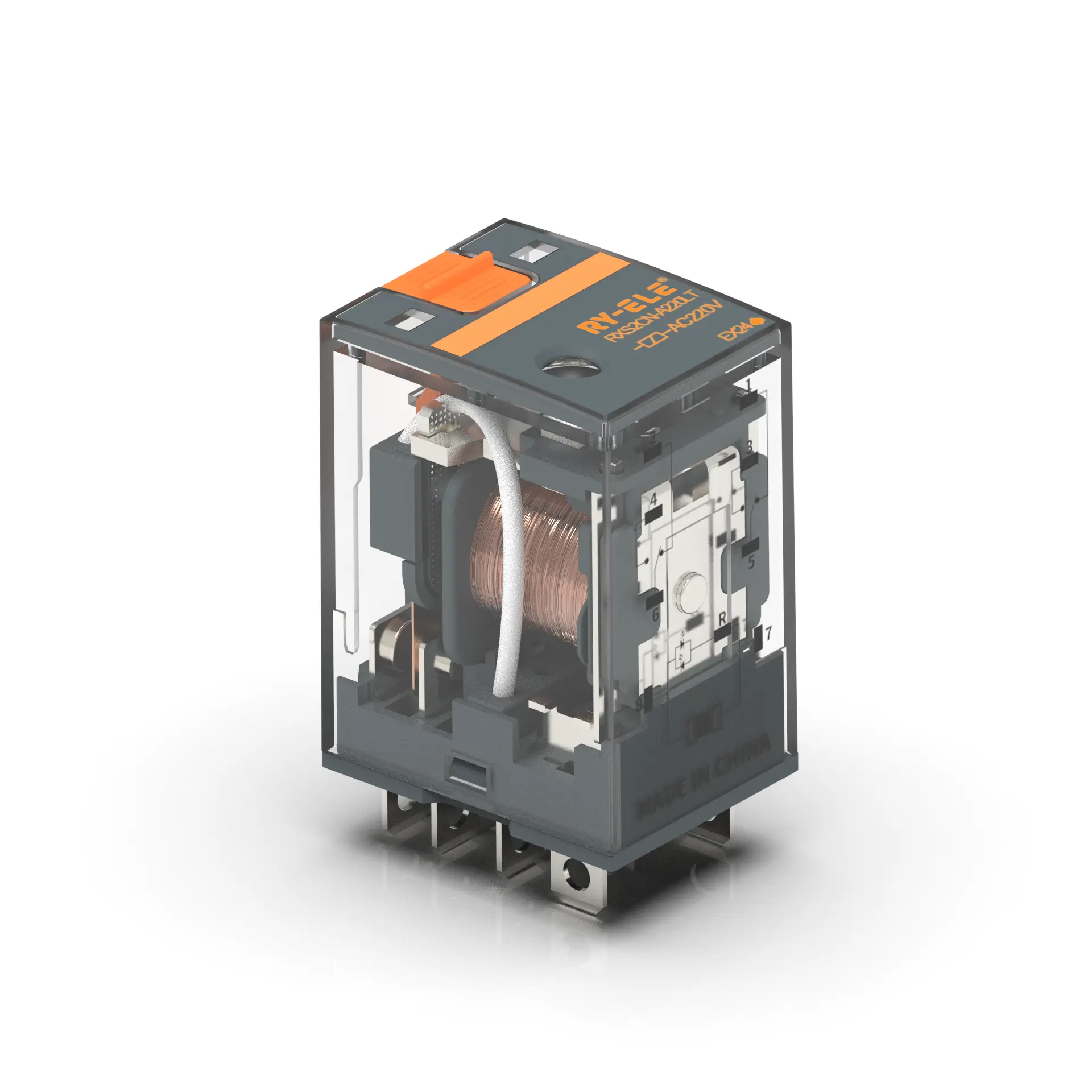 rxs2cn-relay-220vac-coil-version