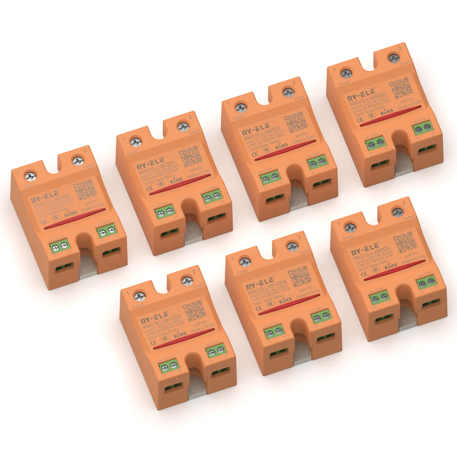 Relé de estado sólido compacto Entrada de CC 480VAC 60A