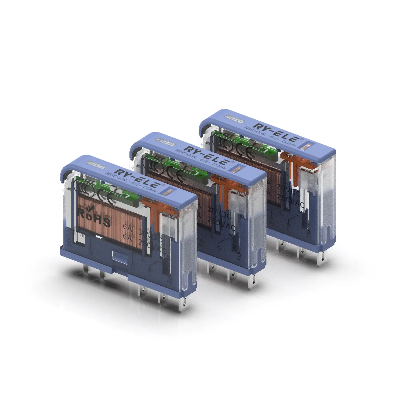 rs-1c-thin-relay-for-industrial-automation