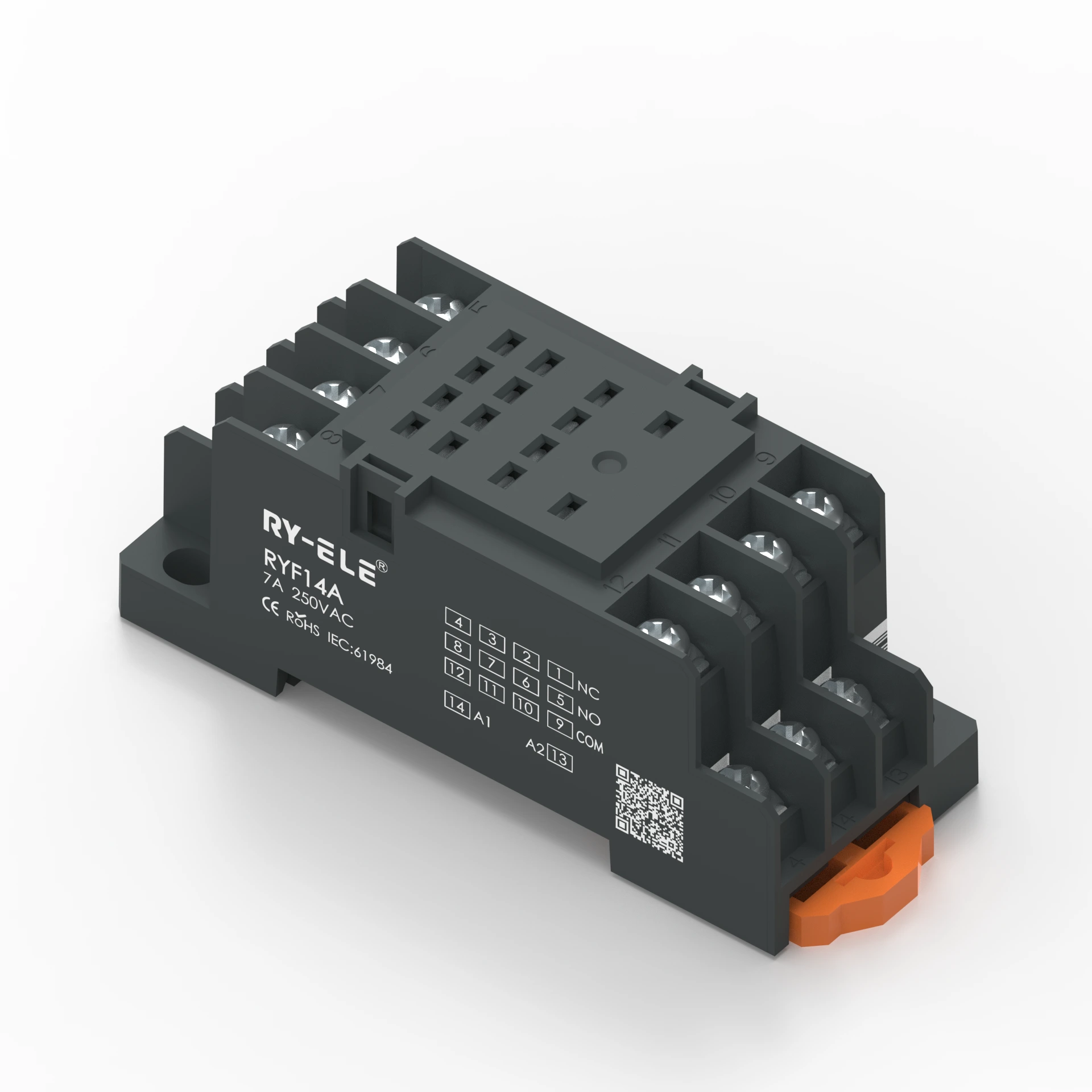 ryf14a-relay-socket-14-pin-base