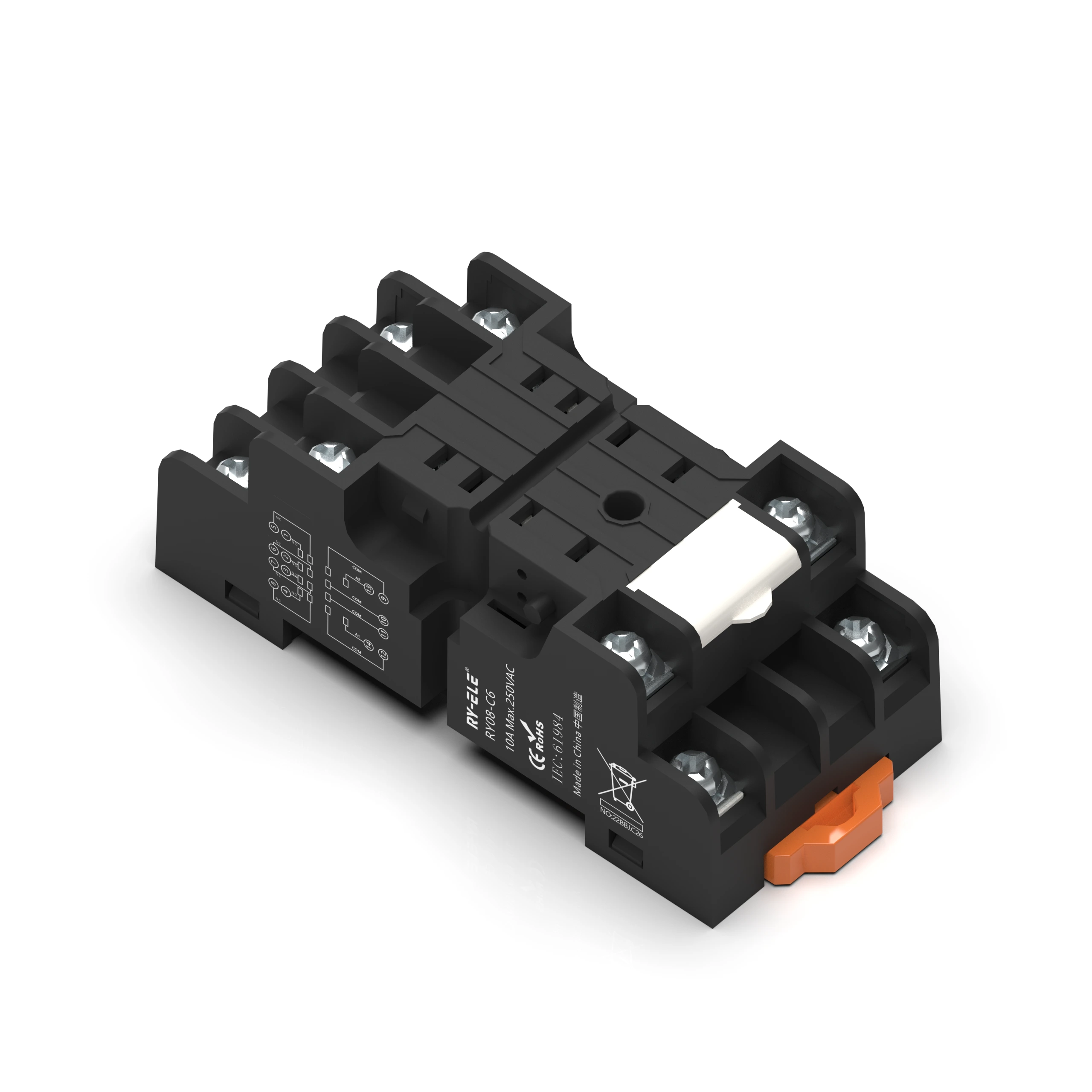 Ry08-C6-Relay-Socket-8-Pin-Pin-module