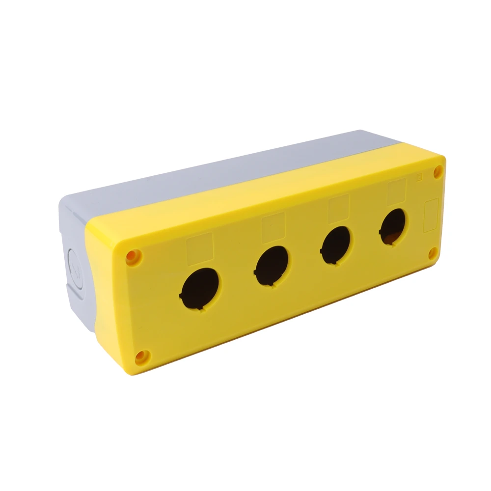 22mm 4 Hole Plastic Switch Box for Push Buttons – RY-ELE 1