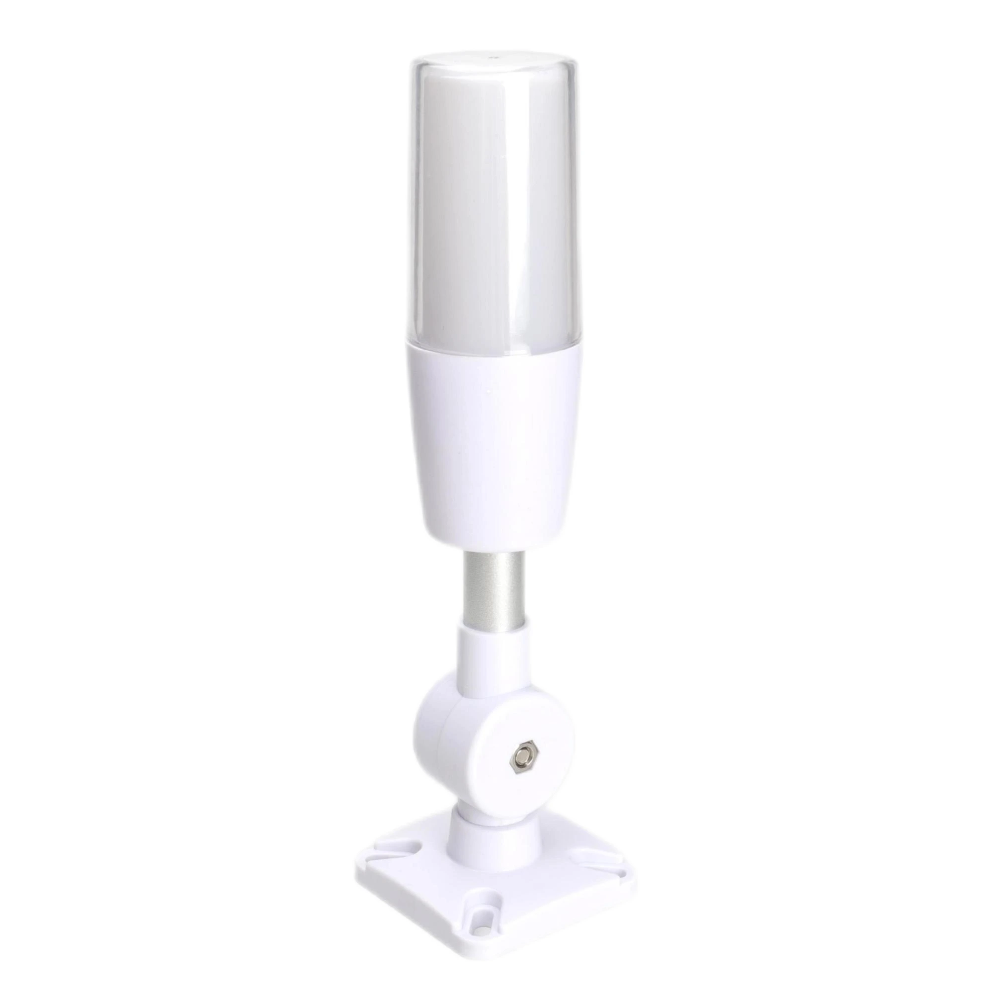 Torre de señalización LED industrial RY-D01, luz apilable integrada de 3 colores con zumbador de 85-110 dB, lámpara de advertencia IP40 de 24 V CA/CC para CNC y automatización. 1
