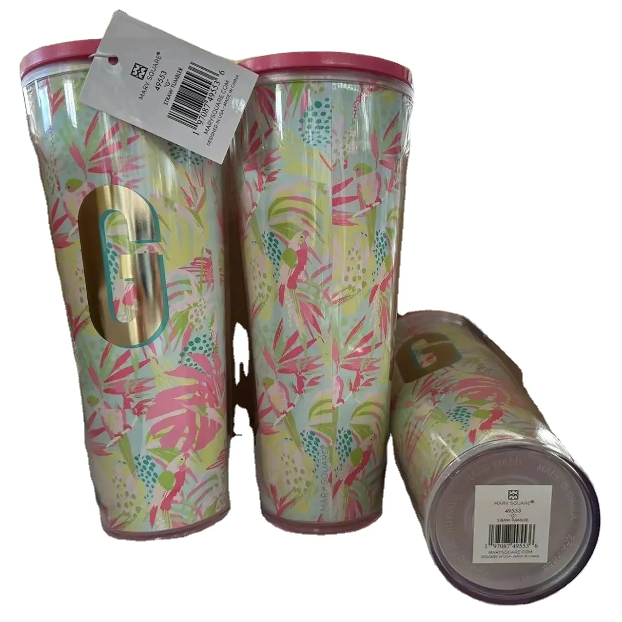 Hot Sale Eco-friendly Plastic Bottle 24oz 700ml Pp Plastic Tumbler With Lid And Straw 1