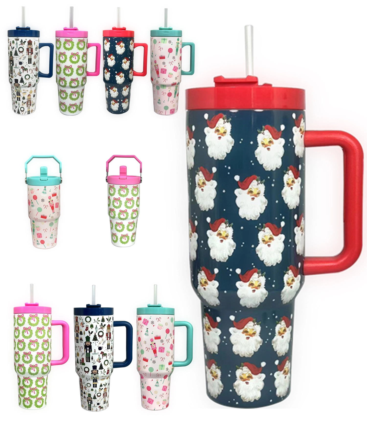 Hot Selling 2 Ways To Drink Stainless Steel Tumbler 40oz Leak Proof Drinking Tumbler With Double-wall 1