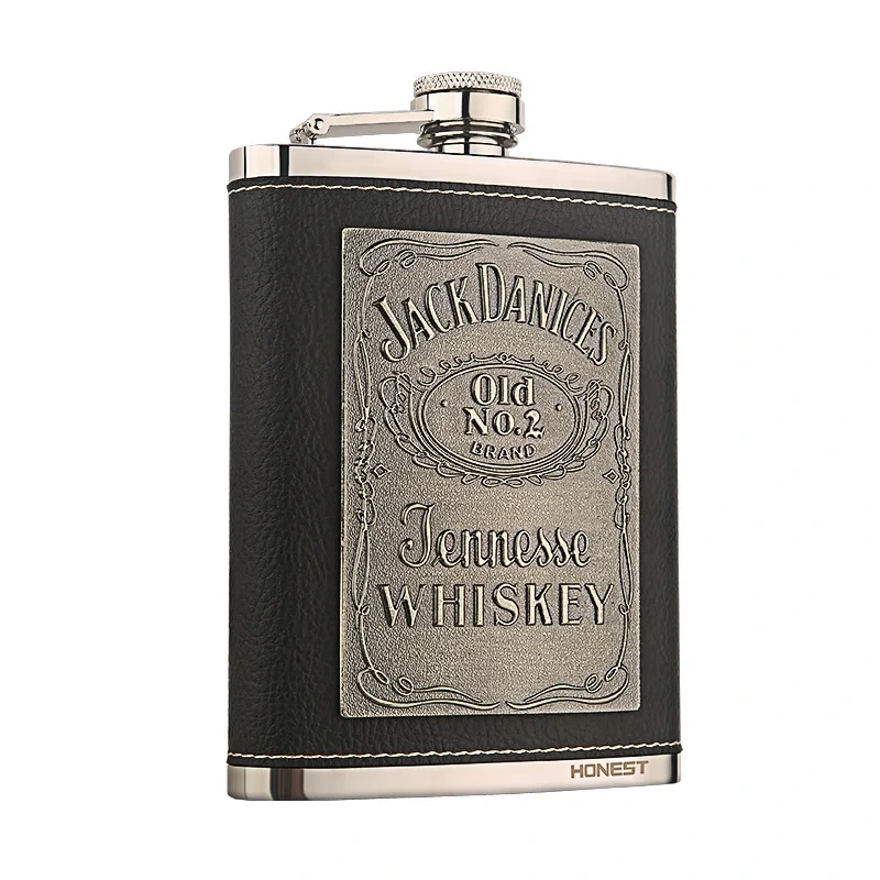 304 201 Whiskey Stainless Steel Hip Flask Personalized Liquor Flagon Vodka Rum Alcohol Flask With Lid 1