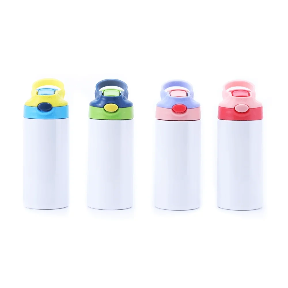 High Quality Fashion Double Wall Stainless Steel 350ml Leakproof Travel Cups Environmental Protection Kids Sippy Cup 1