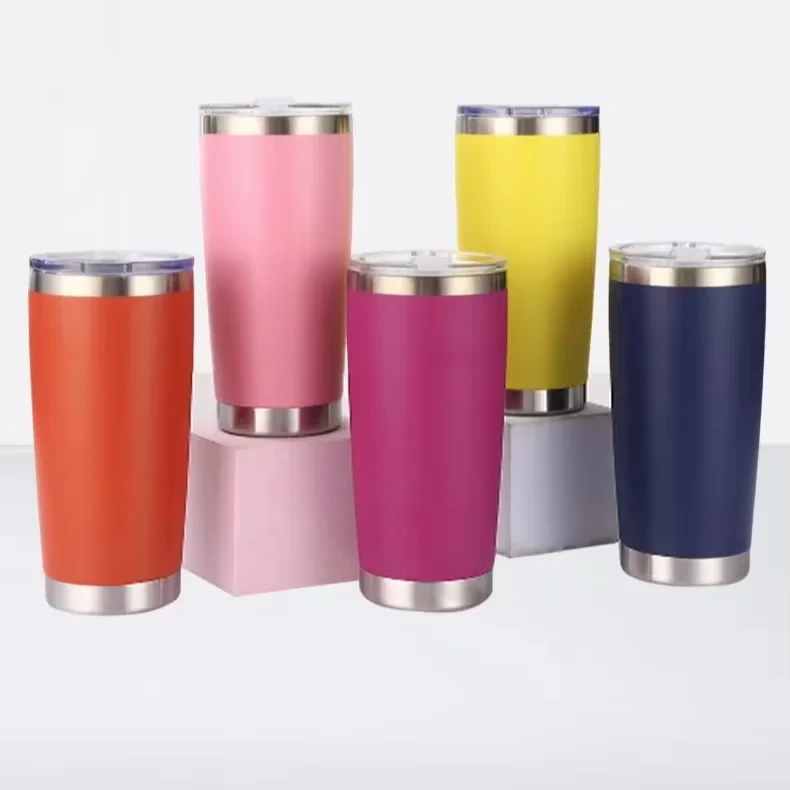 20oz Car Cup 304 Stainless Steel Big Mac Ice Bully Outdoor Portable Straw Cup 1