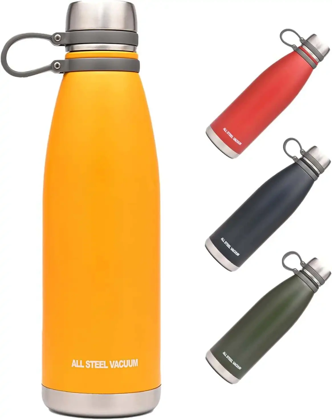 Wholesale Customizable Multicolor Bottle 1000ml &1500ml Stainless Steel Vacuum Flask With Handle 1