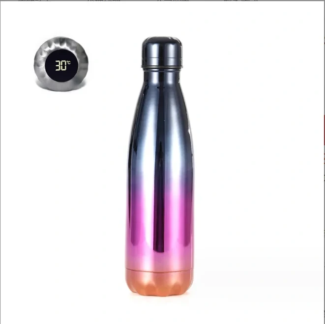 New Smart Thermos Cup Temperature Display Thermos Bottle 304 Stainless Steel Progressive Color Sports Gift Kettle Water Cup 1