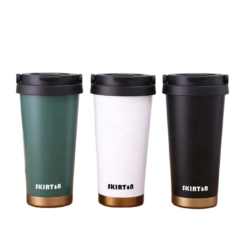 500ml Stainless Steel Luxury Vacuum Insulated Vacuum Cup Double Walled Travel Vacuum Coffee Mug Water Bottle With Custom 1