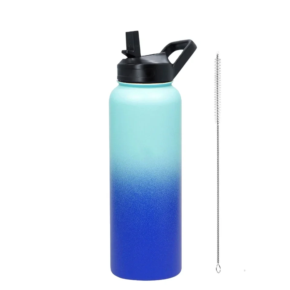 Botella de agua de selección de China, frasco de agua deportivo al vacío, vasos de gimnasio de acero inoxidable para viaje, botella de agua Aquaflask aislada 1