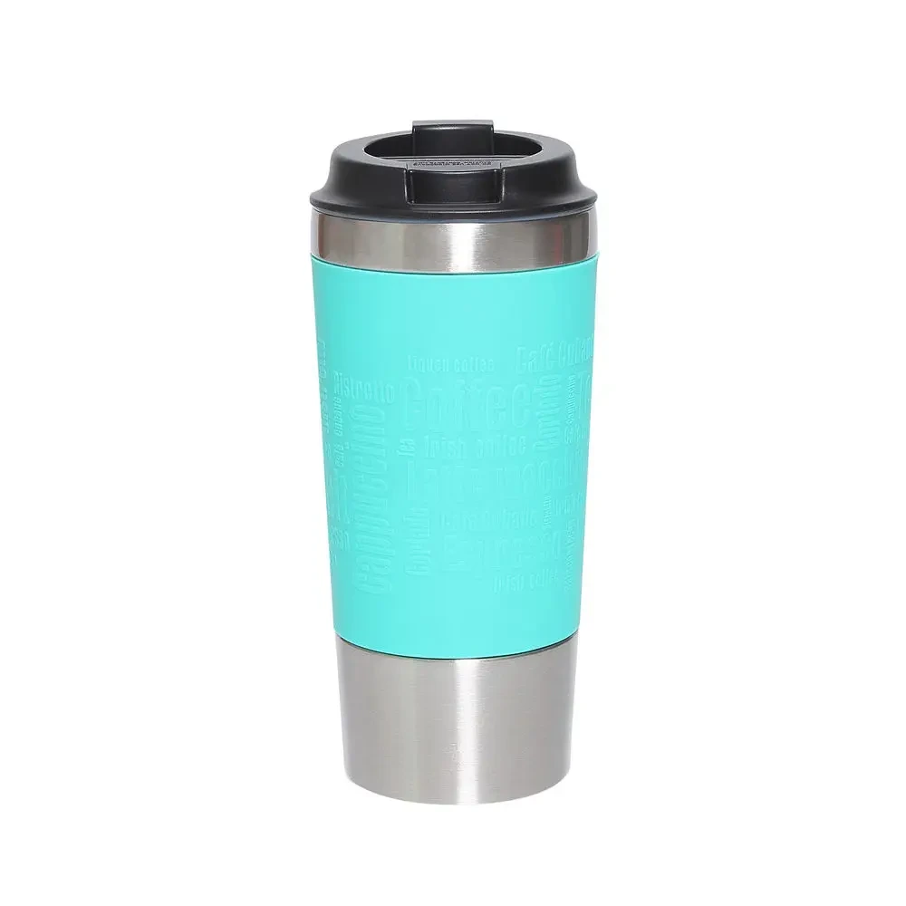 Creative Custom Logo Double Wall Stainless Steel 304 Travel Suction Coffee Mug With Lid Magic Suction Mug Non Falling Mug 1