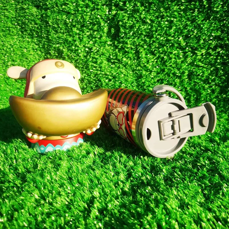 Hot Sale Custom Vacuum Metal Cup Double Wall Stainless Steel Thermos Cup For Coffee With Straw 1