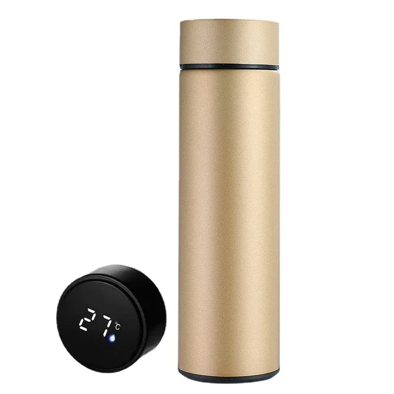 2023 New Design Double Wall Stainless Steel Vacuum Insulated Thermos Tumbler With Led Temperature Display 1