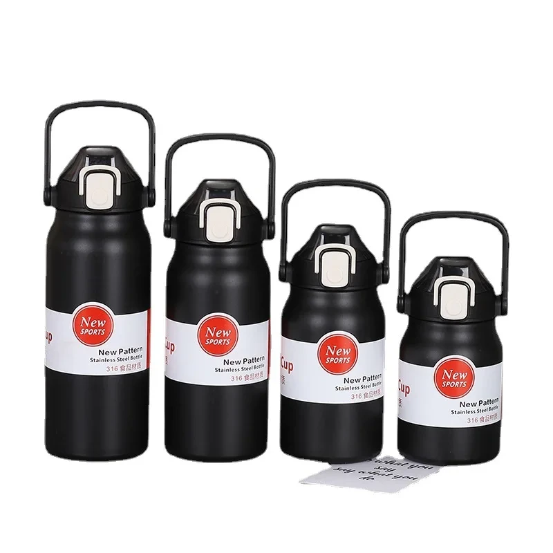 2023 New Design Double Wall Stainless Steel Vacuum Insulated Thermos Tumbler With Sippy And Straw 1
