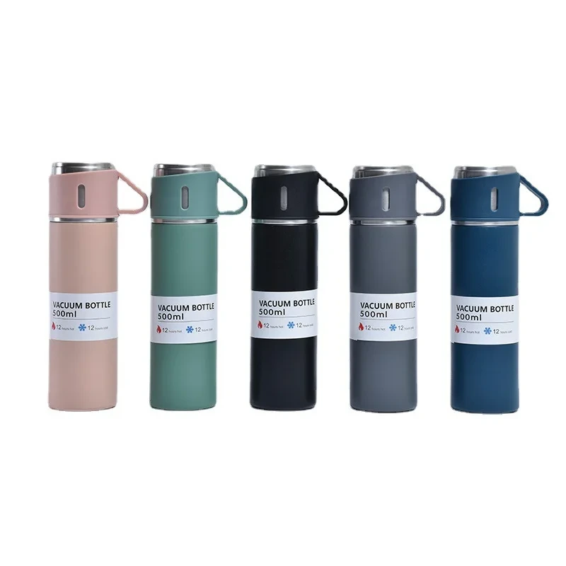 2023 New Design Double Wall Stainless Steel Vacuum Insulated Thermos Kids Tumbler With Matching Lids 1
