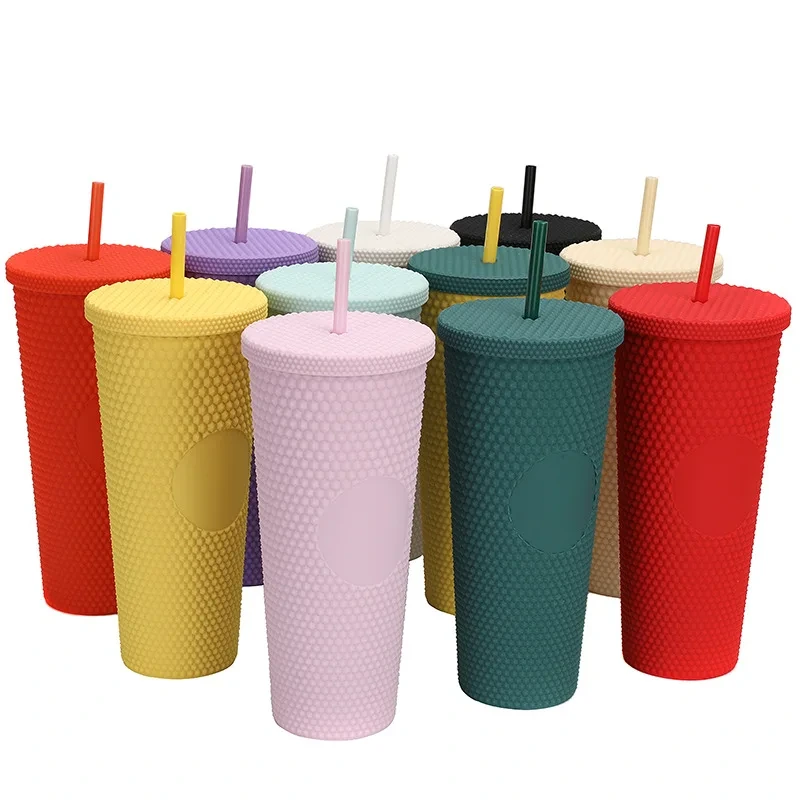 2023 Technology China New Design Wholesale Colorful 20 Oz Double Wall Plastic Sublimation Tumbler With Lid And Straw In Box 1