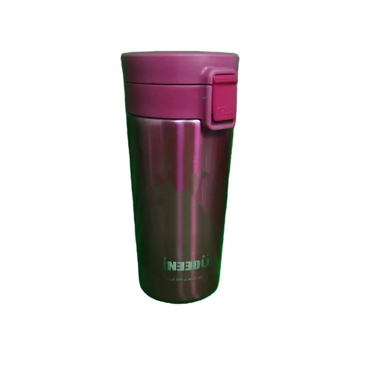 Ineedu Double Wall Stainless Steel Vacuum Insulated Metal Sublimation Coffee Cups With Lid 1