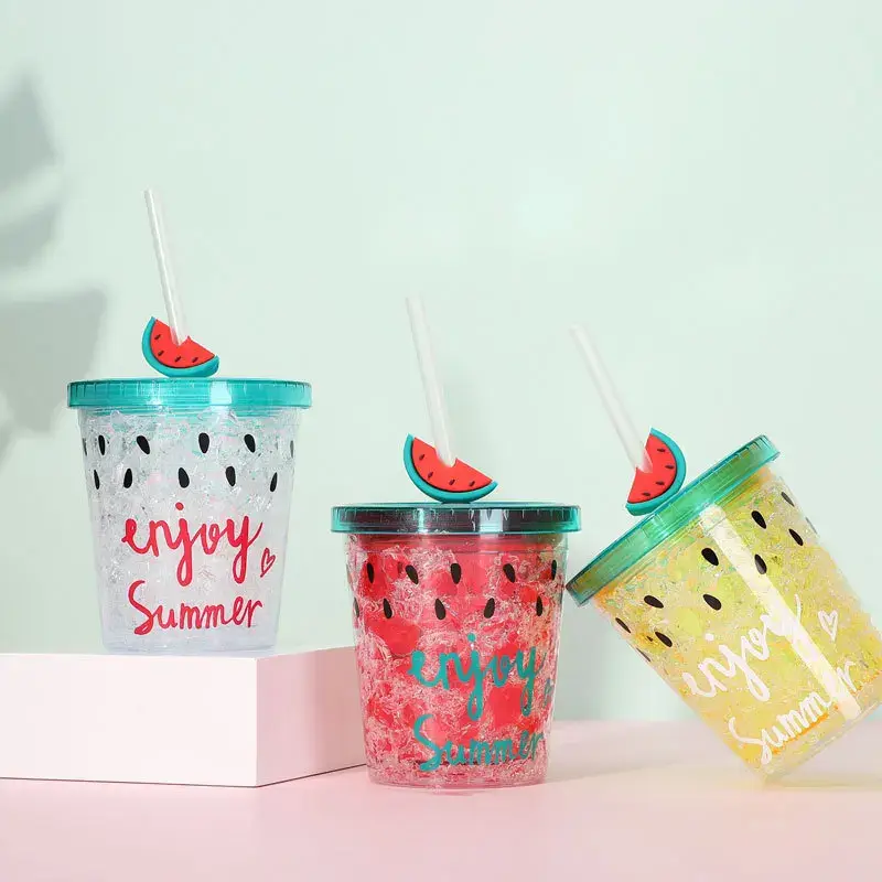 Plastic Tumbler Cups BPA-free Lid - - STWADD 2