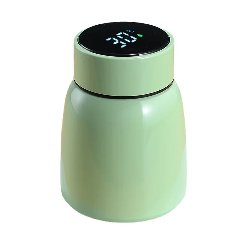 Botella de agua inteligente con pantalla Led de temperatura, termo portátil de acero inoxidable, Mini aspiradora bonita, 1 Uds. 1