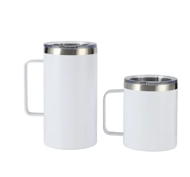 Stainless Steel Tumbler with Handle MUGS Customized Colors Acceptablemanufacturer 2
