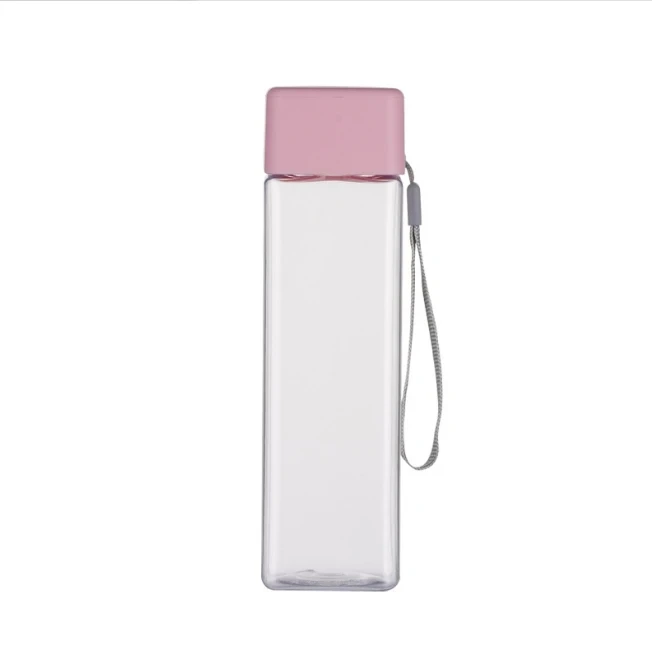 China Cheap Wholesale Custom Good Price Hot Selling Reasonable Portable Plastic Water Bottle With Cover And Strap 1