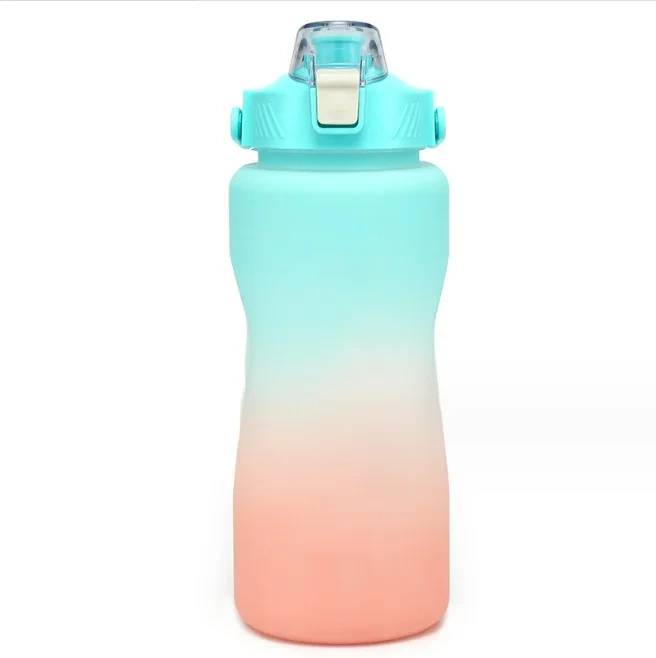 China Wholesale Large Capacity Gradual Direct Drink Space Cup Portable Rope Outdoor Kettle 2200ml Sports Water Bottle 1