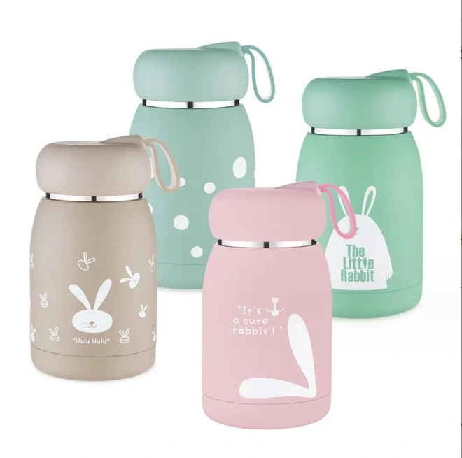 China Wholesale Price Customize Logo Personalised Cute Little Vaccum Insulated Stainless Steel Water Bottle For Children 1