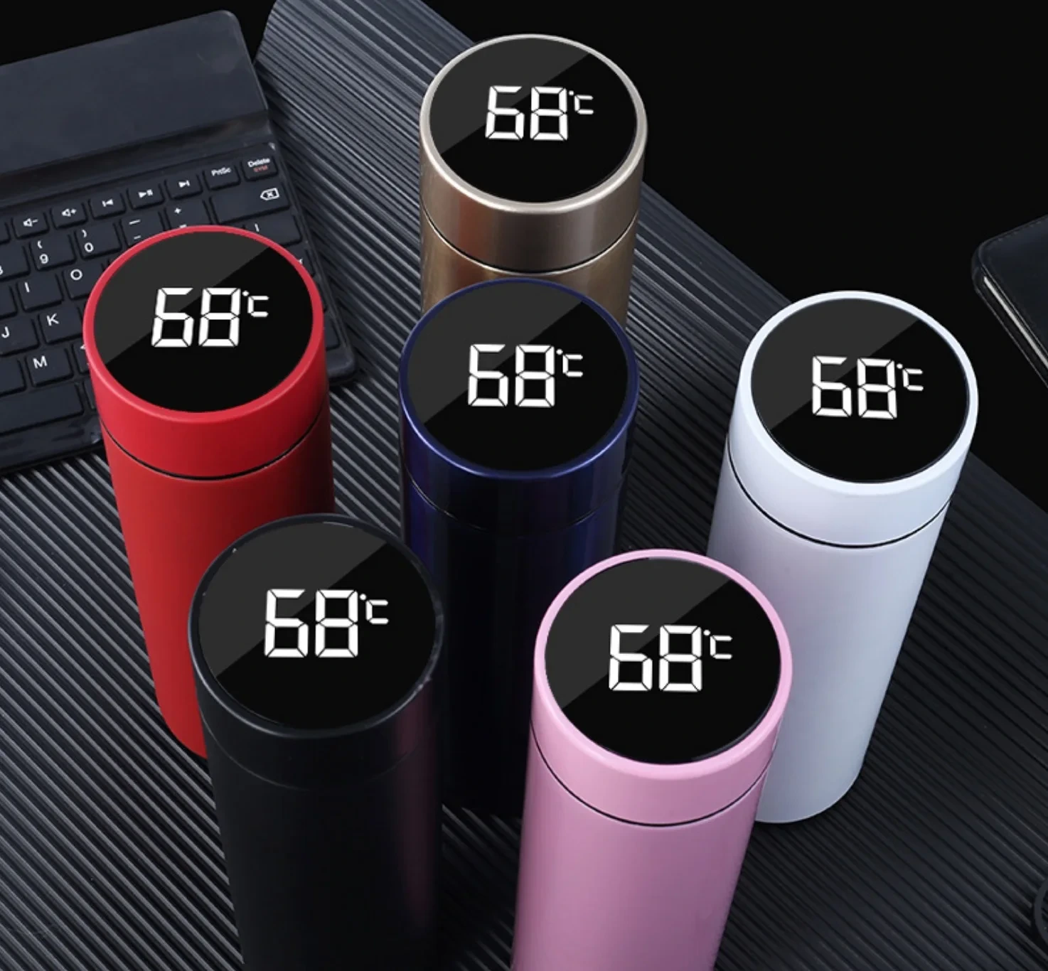 China Selection Ineedu Ineedu Special New Smart Water Bottle With Led Temperature Display Thermo Flask Bottle Tea Cup 1